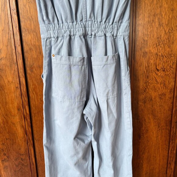 Big Bud Press Short Sleeve Jumpsuit Baby Blue - Picture 7 of 10